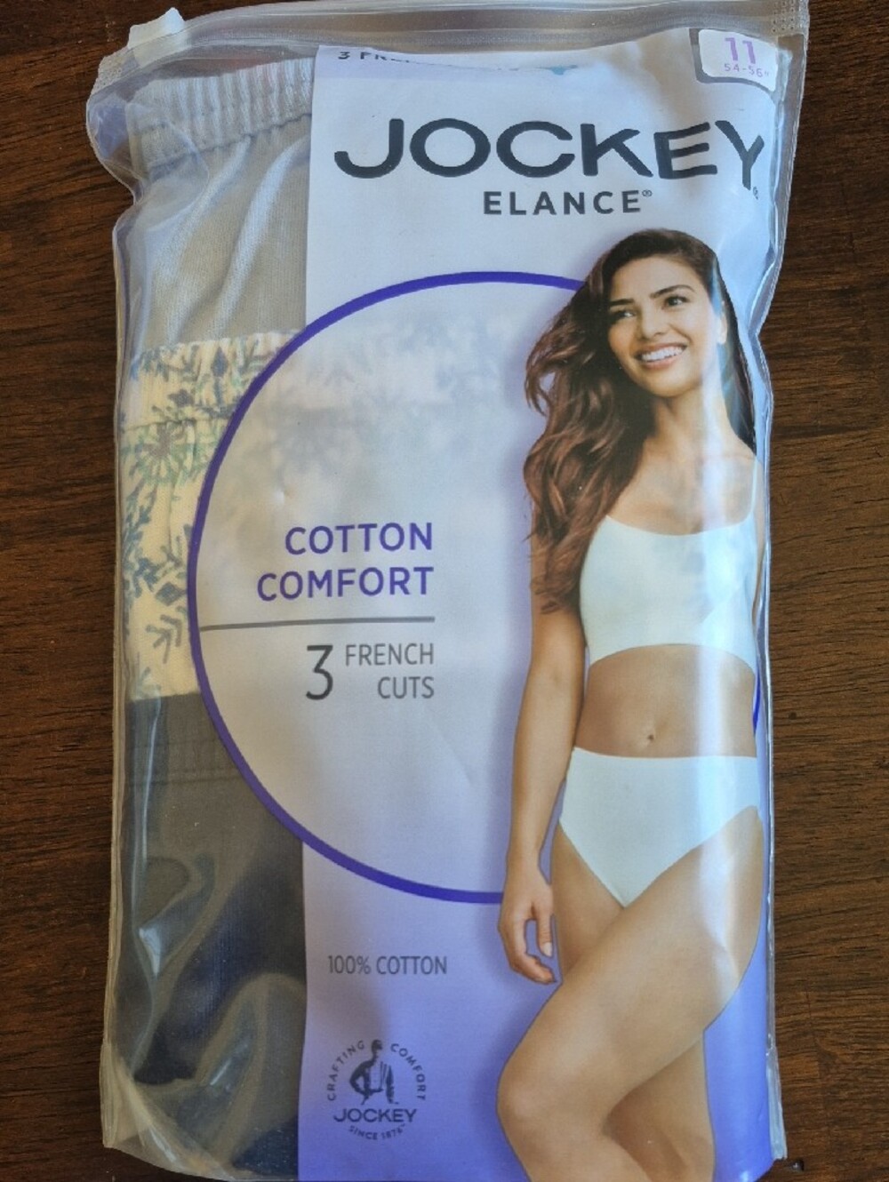 Women's Jockey Cotton Elance French Cut Underwear. Three 3 Pack (9 total) New - Picture 3 of 5